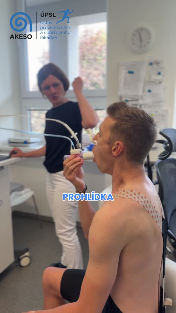 Spiroergometrie – ukázka zátěžového vyšetření